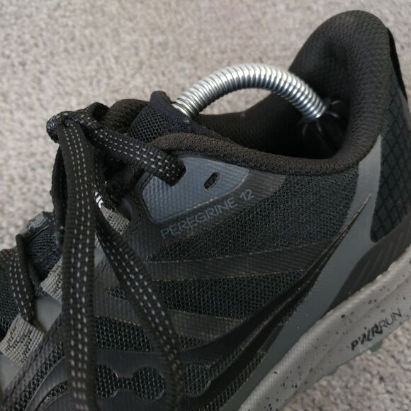 Saucony Peregrine 12 Womens Size 8 Trail Running Shoes Black Low Top Sneakers - Picture 5 of 11